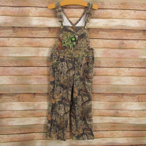 John Deere Camo Overalls Kid's Small - Picture 1 of 13
